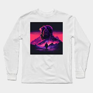 Synthwave apocalypse Long Sleeve T-Shirt